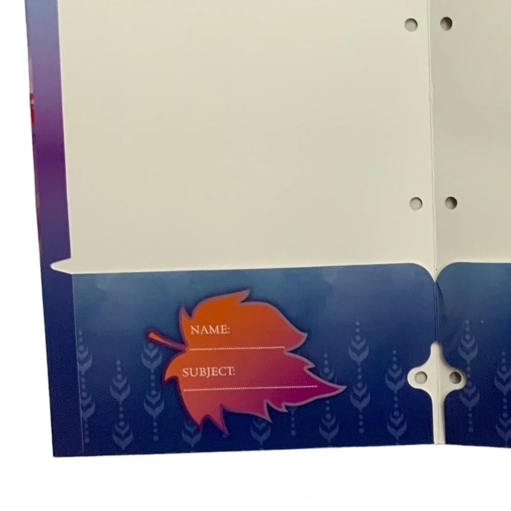 Disney Frozen Portfolio Folders School Binder Supplies Princess Lot of 6 Pieces